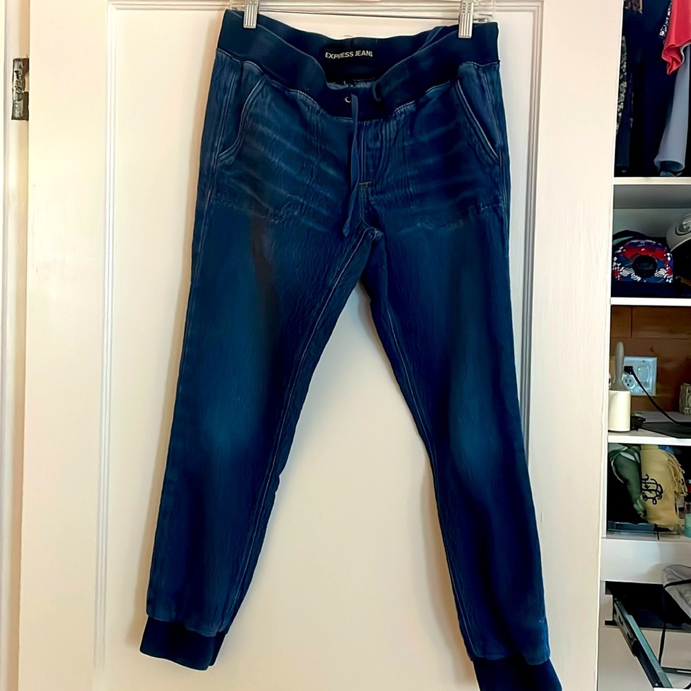 Express Denim Sweatpants